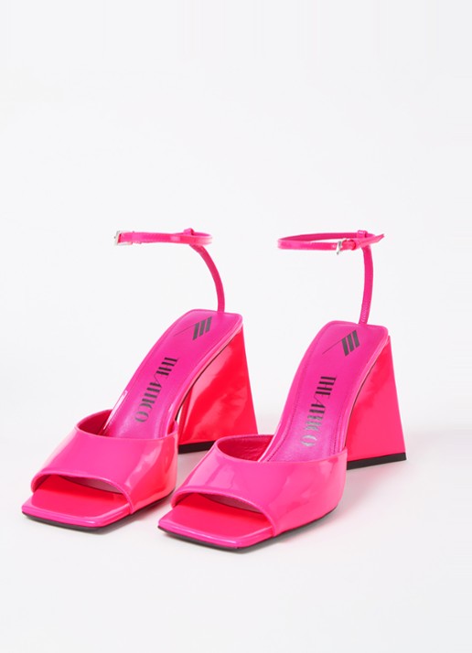 The Attico Piper sandalette  - detail 2 neonroze