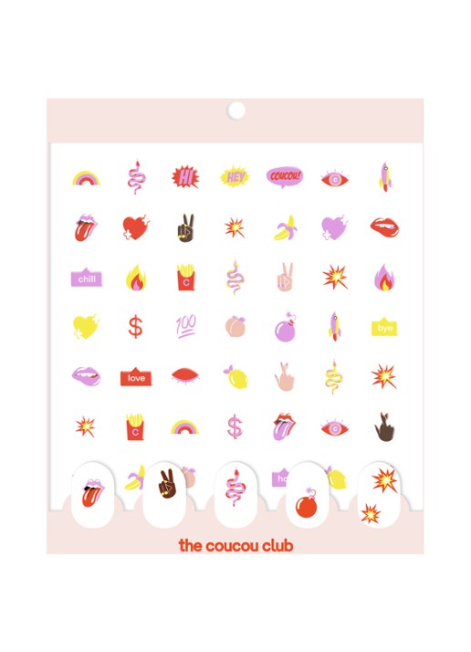 The Coucou Club Coucou Nail Art The Coucou Sheet - nagelstickers - voorkant 3 undefined
