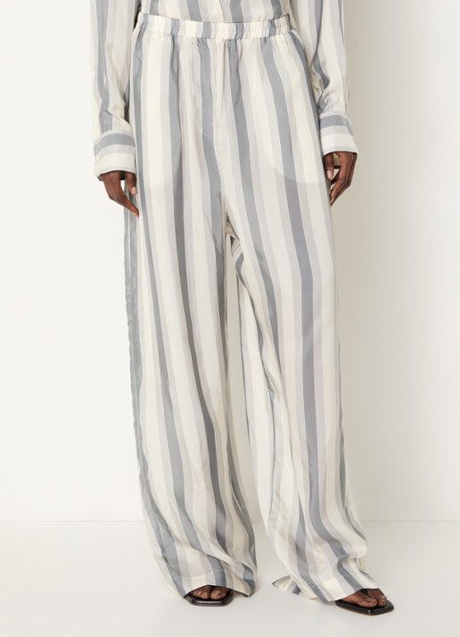 The Frankie Shop Baxter semi-transparante broek met streepprint