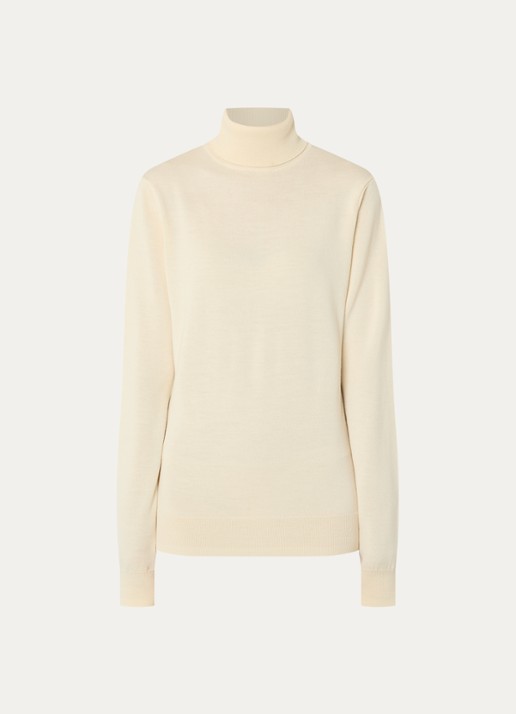 The Frankie Shop Eve Thin fijngebreide coltrui van merino wol