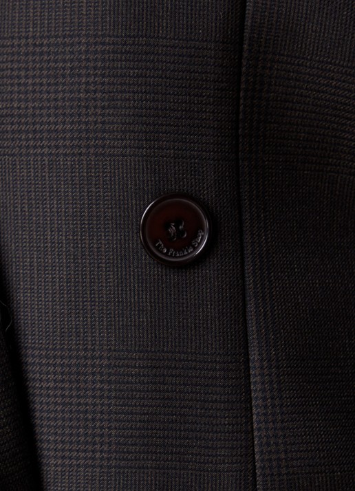 The Frankie Shop Jade double-breasted blazer van wol - detail 6 bruin