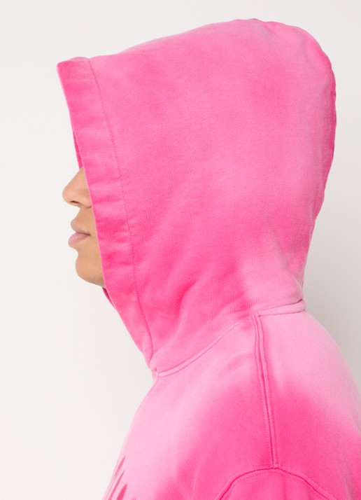 The New Originals Airbrushed Big Logo hoodie met logoprint - detail 5 roze