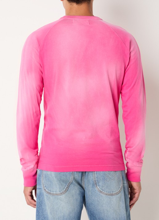 The New Originals Airbrushed Big Logo Raglan longsleeve met logoprint - achterkant 3 roze