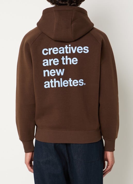 The New Originals Catna hoodie met logo- en backprint