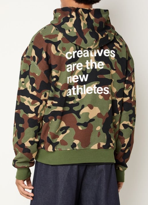 The New Originals Catna sweatvest met camouflageprint