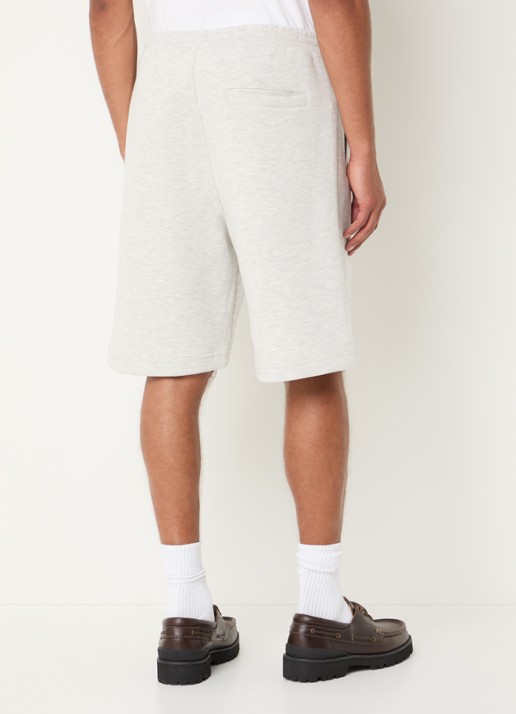 The New Originals Emblem wide fit korte joggingbroek met logo - achterkant 4 grijsmele