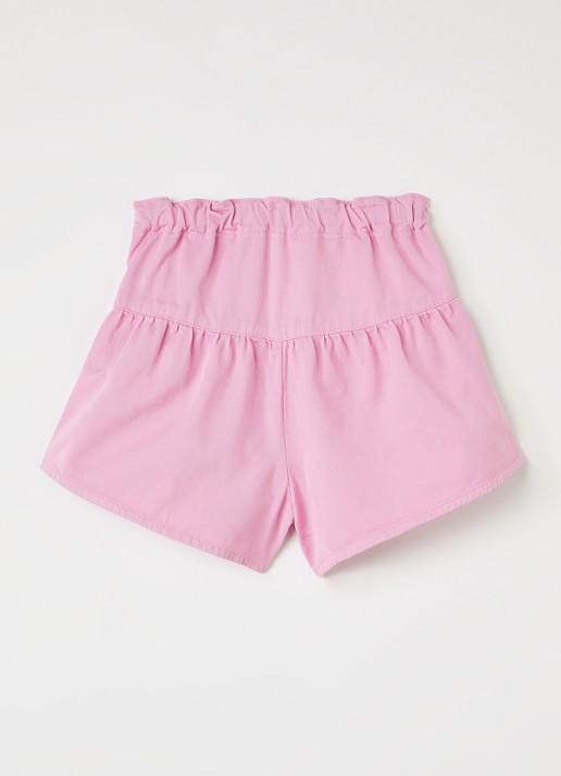 The New Society Bellis straight fit korte broek - voorkant 3 roze