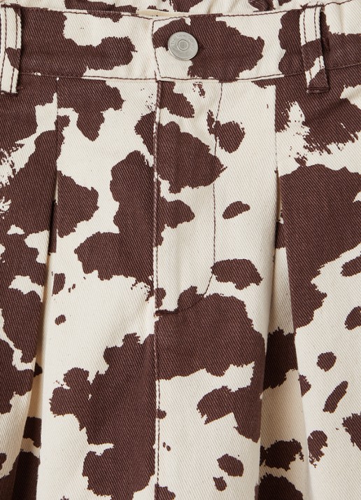 The New Society Dakota rok met dierenprint - detail multicolor