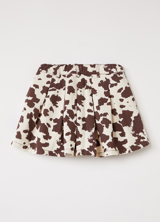 The New Society Dakota rok met dierenprint - voorkant 3 multicolor