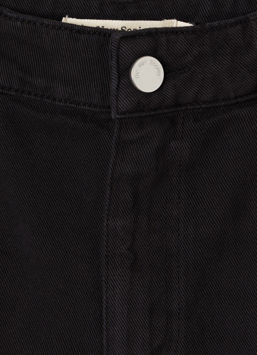The New Society Spijkerrok met studs - detail zwart