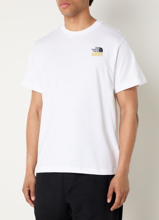 The North Face 1966 T-shirt met logo- en backprint - achterkant 3 wit