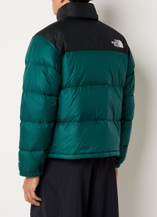 The North Face 1996 Retro Nuptse puffer jack met donsvulling  - achterkant 4 turquoise