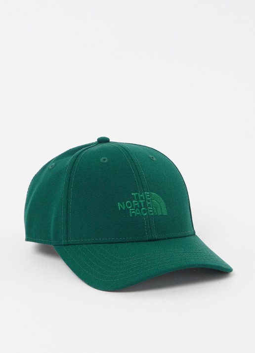 The North Face  '66 Classic pet met logoborduring - voorkant 2 donkergroen