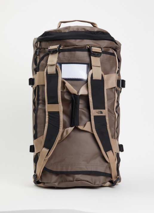 The North Face Base Camp duffel M weekendtas met verstelbare schouderriem  - achterkant bruin