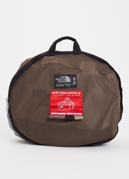The North Face Base Camp duffel M weekendtas met verstelbare schouderriem  - detail 3 bruin