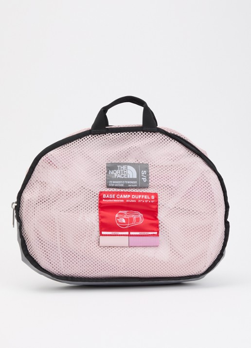 The North Face Base Camp Duffel S weekendtas met verstelbare schouderriem - detail 2 roze