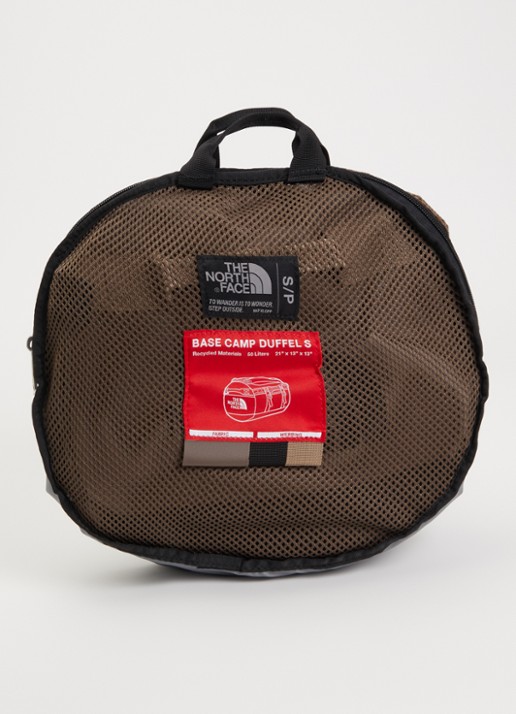 The North Face Base Camp Duffel S weekendtas met verstelbare schouderriem - detail 3 bruin