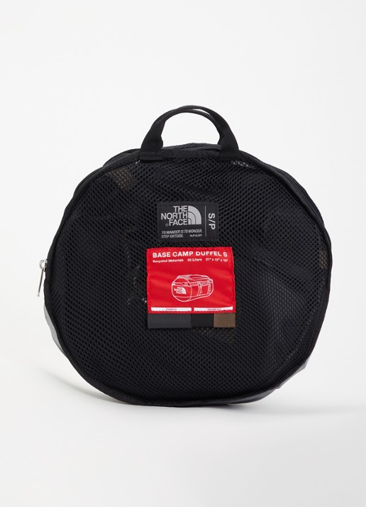 The North Face Base Camp Duffel S weekendtas met verstelbare schouderriem - detail 3 zwart