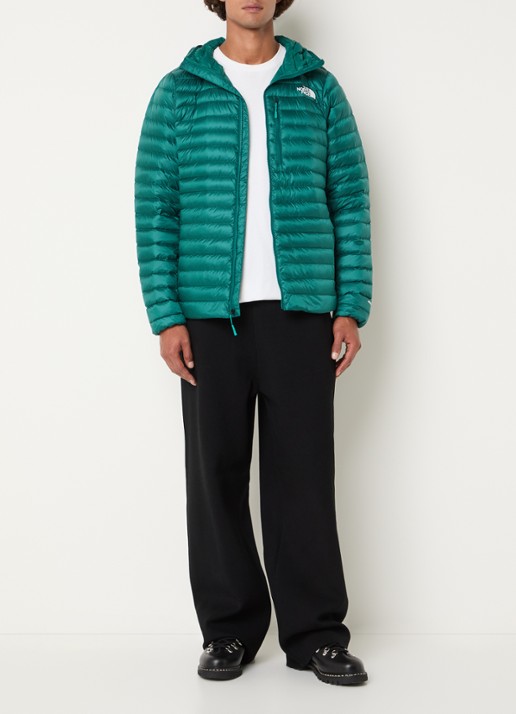 The North Face Bettaforca gewatteerd jack met donsvulling en logo - voorkant 4 turquoise