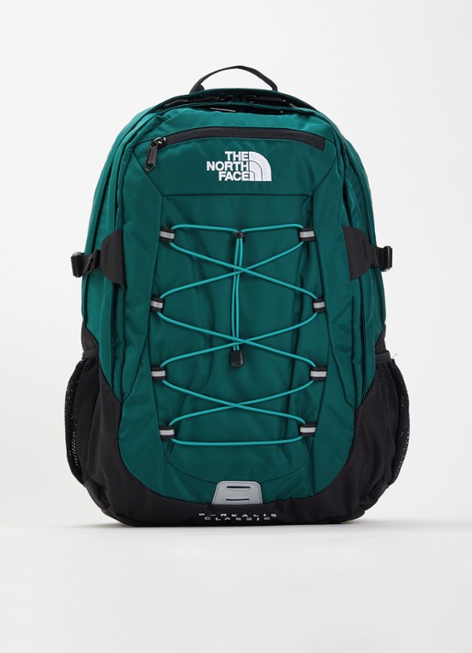 The North Face Borealis Classic rugzak met 15 inch laptopvak - voorkant 2 zeegroen