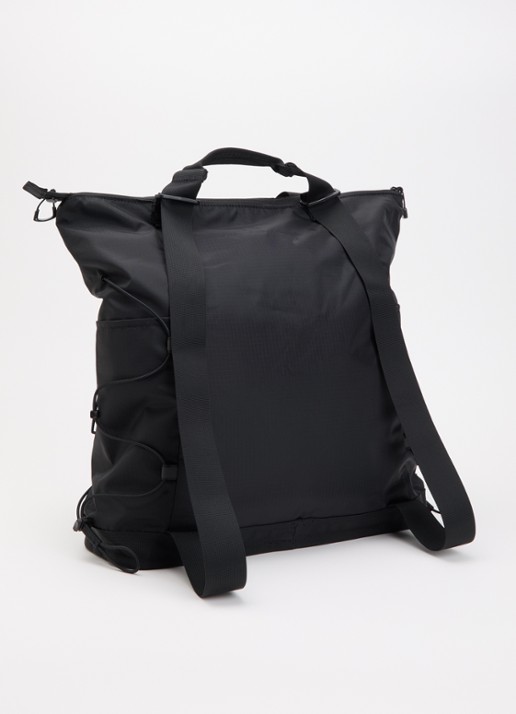 The North Face Borealis schoudertas met 16 inch laptopvak - achterkant 5 zwart