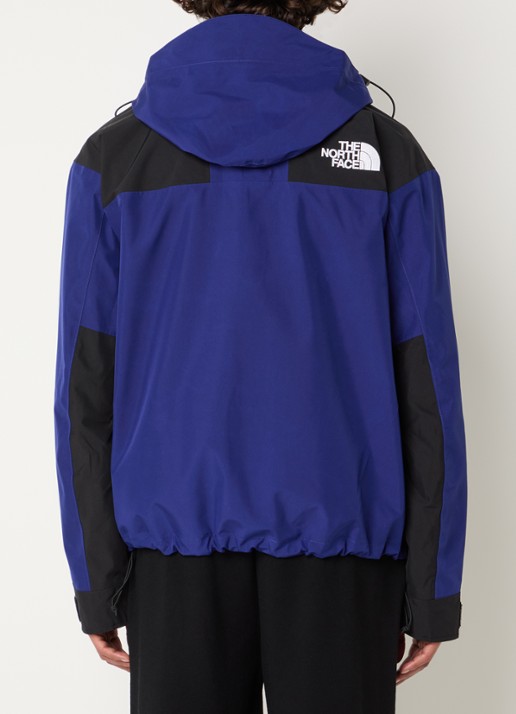 The North Face Gtx windjack met capuchon en ritszakken - achterkant 4 blauw