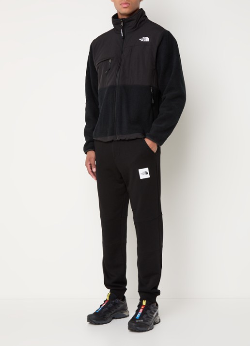 The North Face Jack van teddy met ritszakken en logo - voorkant 2 zwart