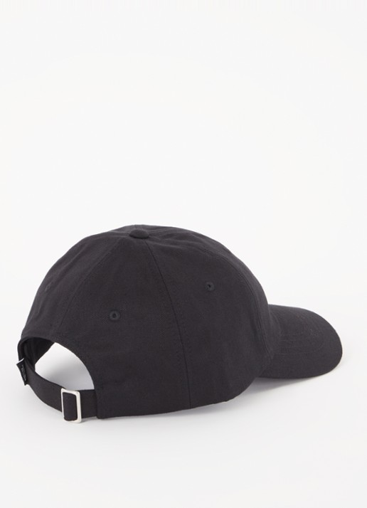 The North Face Norm pet met logoborduring - detail zwart