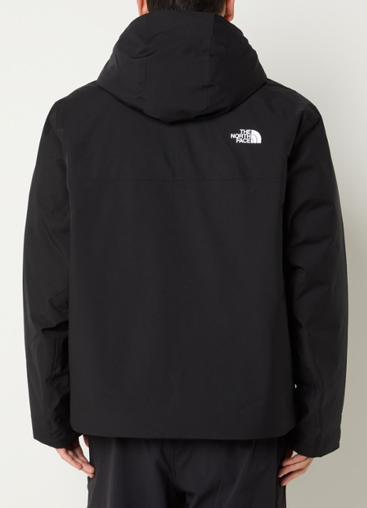 The North Face Range gewatteerd jack met donsvulling en capuchon - achterkant 4 zwart