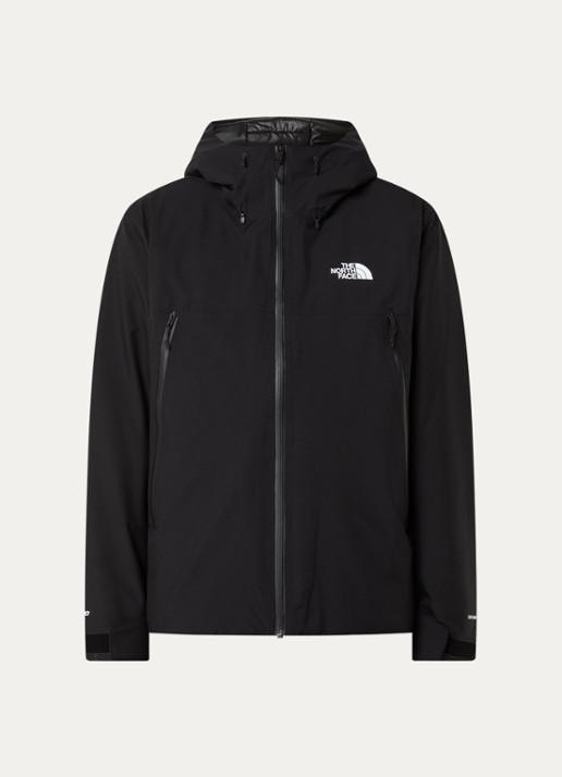 The North Face Range gewatteerd jack met donsvulling en capuchon - voorkant 2 zwart