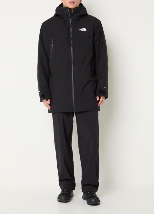 The North Face Range gewatterde parka met donsvulling - voorkant 3 zwart