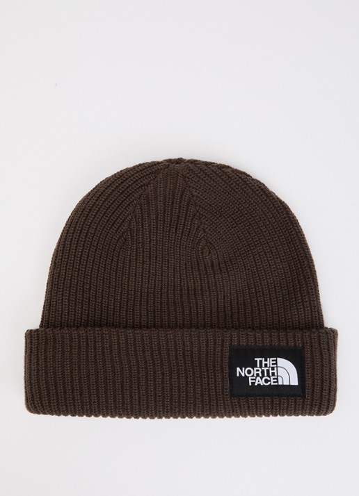 The North Face Salty Lined grofgebreide muts met logo