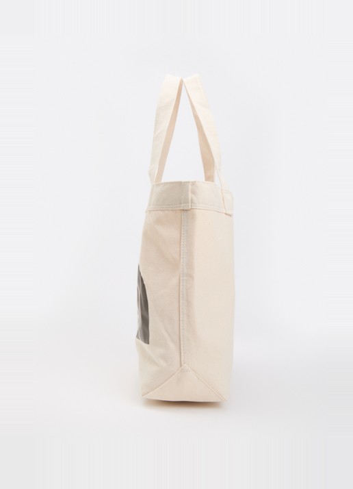 The North Face Shopper van canvas met logo  - detail 2 beige