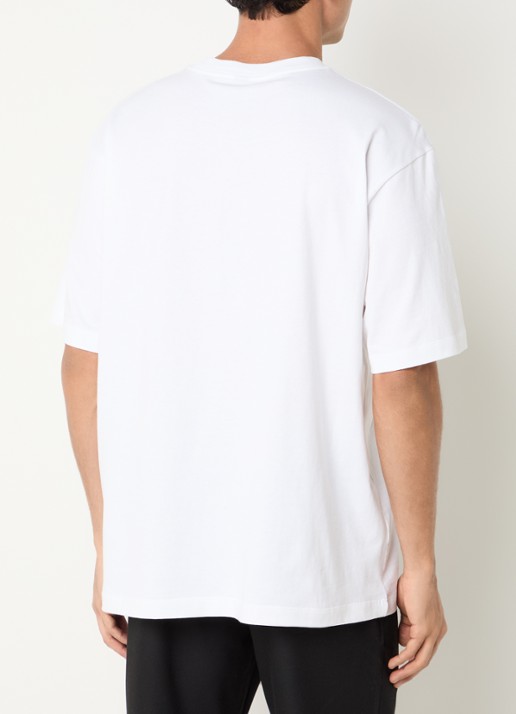 The North Face Simple Dome T-shirt met logoborduring - achterkant 3 wit