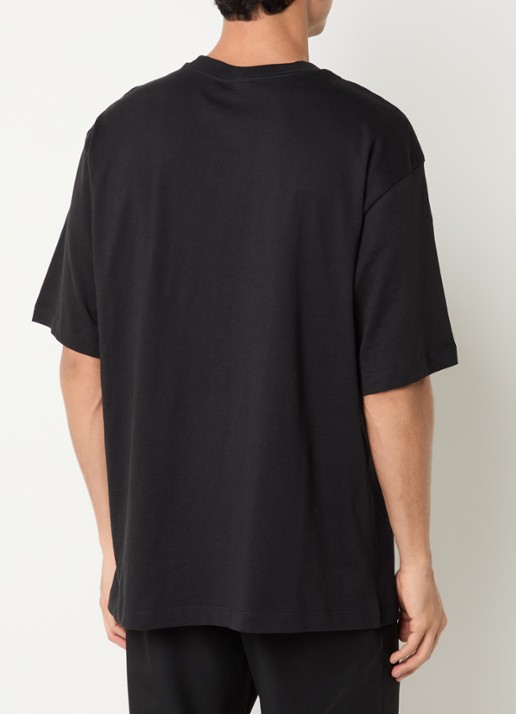 The North Face Simple Dome T-shirt met logoborduring - achterkant zwart