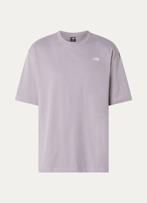 The North Face Simple Dome T-shirt met logoborduring - voorkant 3 lila