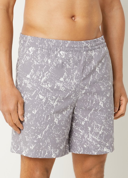 The North Face Straight fit korte broek met print en steekzakken