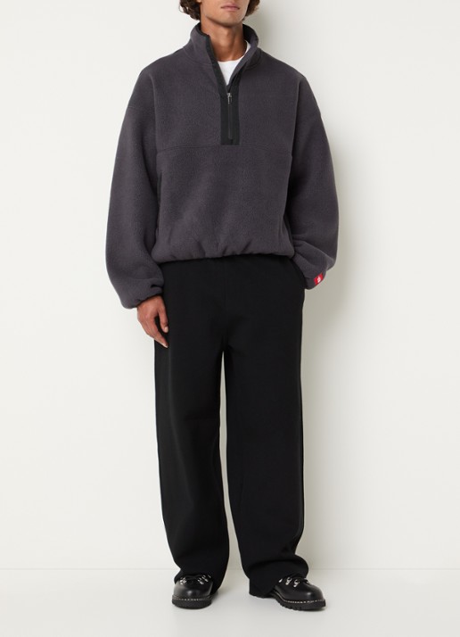 The North Face Sweater van fleece met halve rits - voorkant 3 grijs
