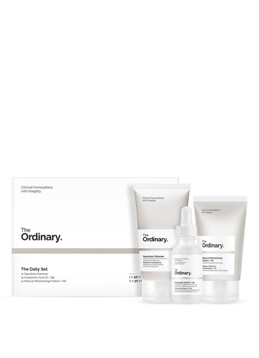 The Ordinary The Daily Set - gezichtsverzorgingsset  - voorkant undefined
