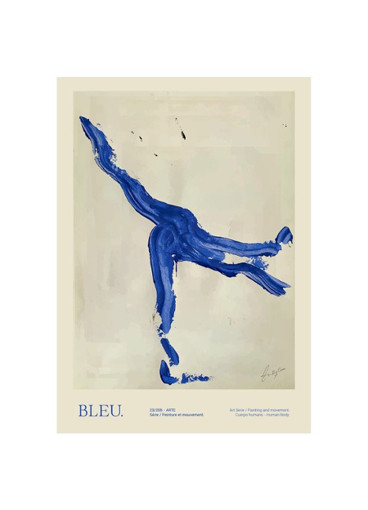 THE POSTER CLUB Caro Bleu, Lucrecia Rey print