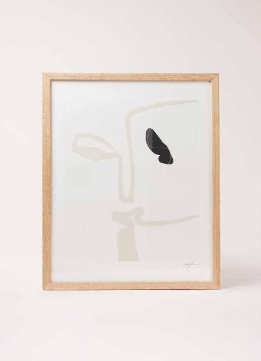 THE POSTER CLUB Kiss, Anna Johansson print - voorkant 2 beige