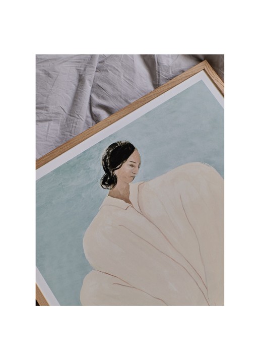THE POSTER CLUB Meet Me At Jaures, Sofia Lind print - detail mint