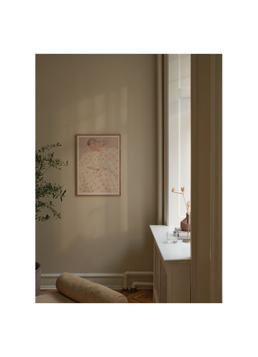 THE POSTER CLUB Secret Notes, Sofia Lind print - voorkant 3 taupe
