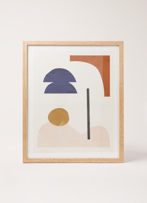 THE POSTER CLUB Shapescape 08, Jan Skacelik print - voorkant 2 beige