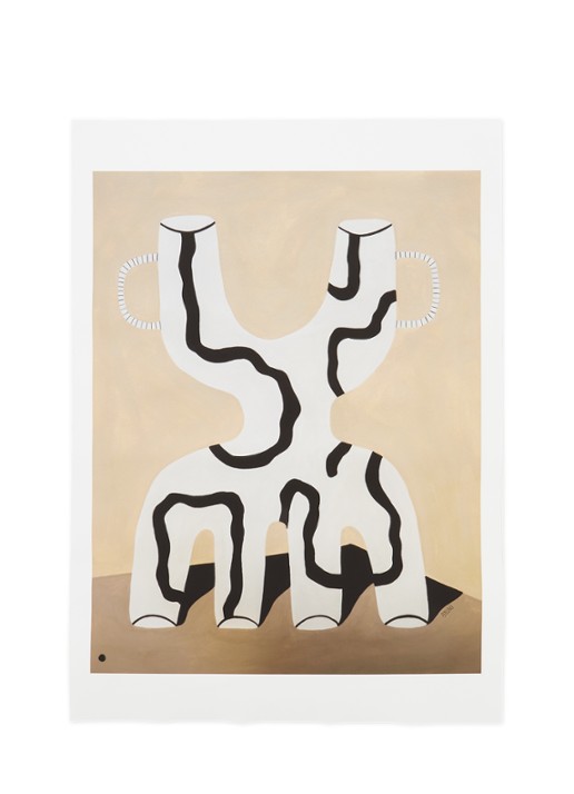 THE POSTER CLUB Veins 02, Studio Paradissi print - voorkant lichtbruin