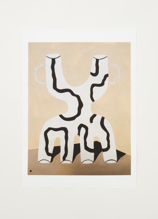 THE POSTER CLUB Veins 02, Studio Paradissi print - voorkant 2 lichtbruin