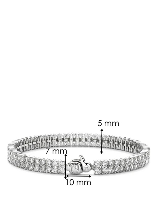 TI SENTO - Milano Armband 23067ZI - detail 2 zilver