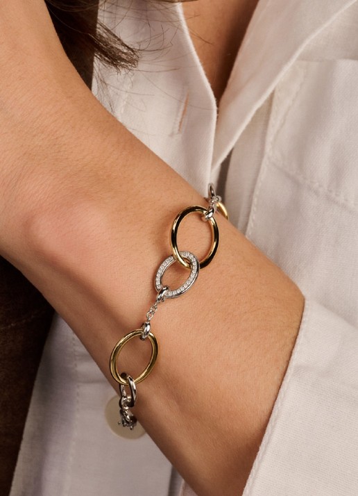 TI SENTO - Milano Armband 23096ZY - voorkant 5 zilver