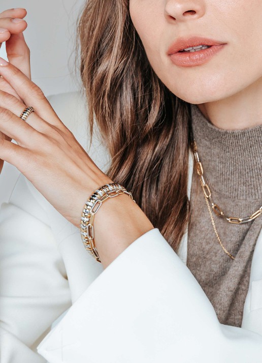 TI SENTO - Milano Armband 2936BI - voorkant 4 goud