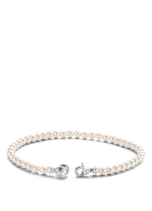 TI SENTO - Milano Armband met kleursteen 2908PW - detail 3 parelmoer